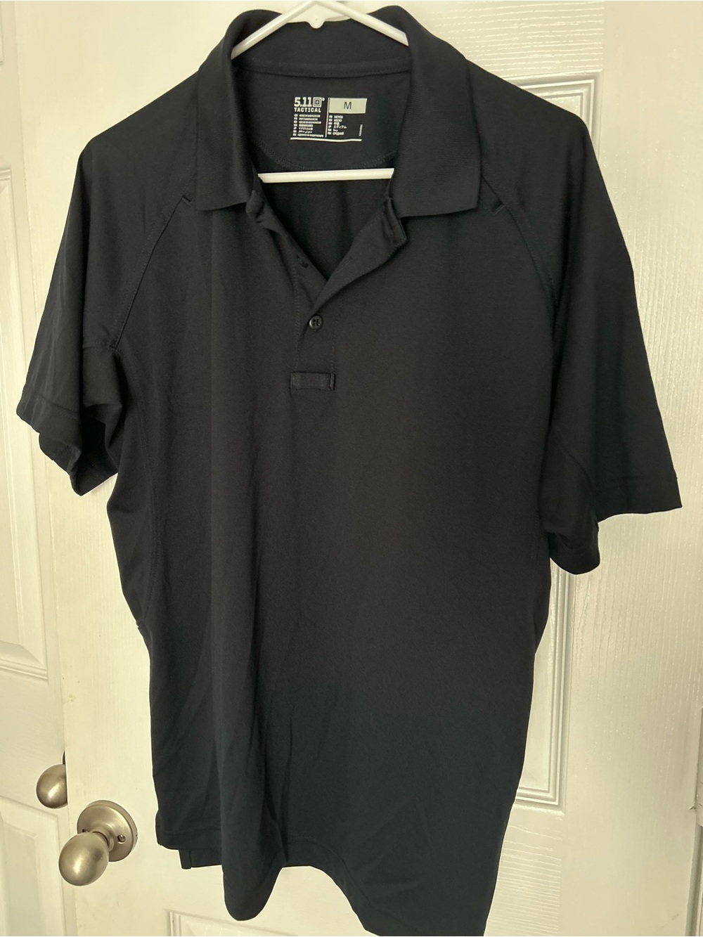 5.11 Tactical Black Short-Sleeve Polo